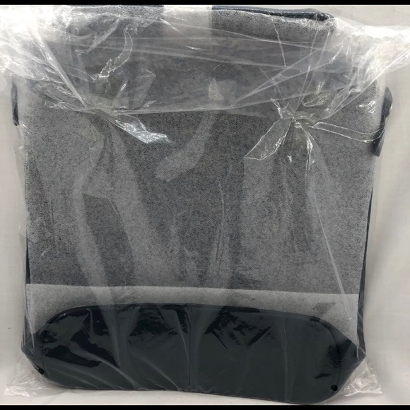 M.I.L.A Luxury Crossbody Bag - 100% Genuine Pebbled Leather - Marine Blue $598 - Picture 4 of 4